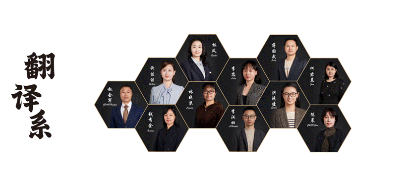 翻译系老师合照